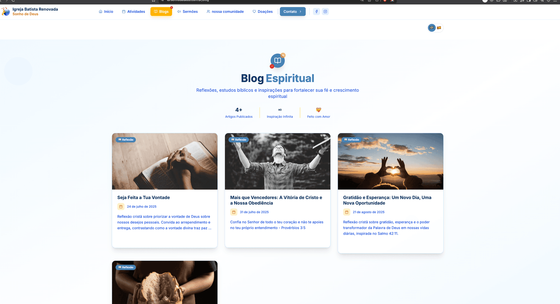 📝 Seção de Blog